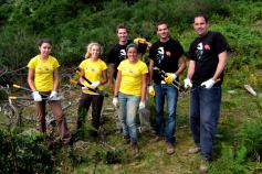 Voluntarios en el Parque Natural de Redes. @SEO/BirdLife