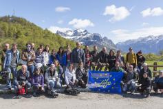 Medios de comunicación y socios del proyecto visitan las acciones del LIFE+Urogallo cantábrico en Picos de Europa