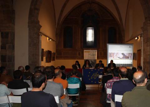 Seminario informativo del proyecto LIFE+ Urogallo cantábrico celebrado en Potes el 22 de abril de 2015