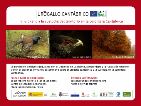 Seminario sobre el urogallo y la custodia del territorio en la cordillera Cantábrica